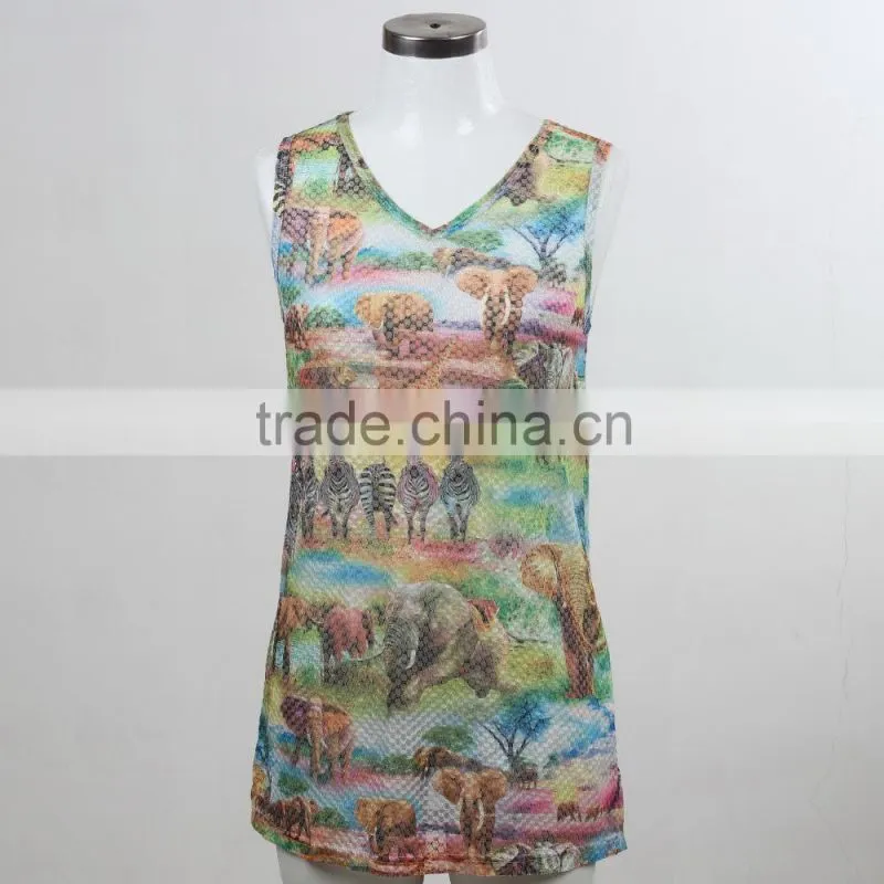 F5S15197 Tank Top Woman Summer 2016 China Manufacturer