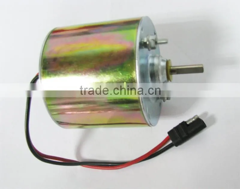 Ningbo Factory 80mm DC 12 volt motor with different speed and power
