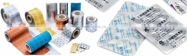 Aluminum Foil with HSL for pharmaceutical packing
