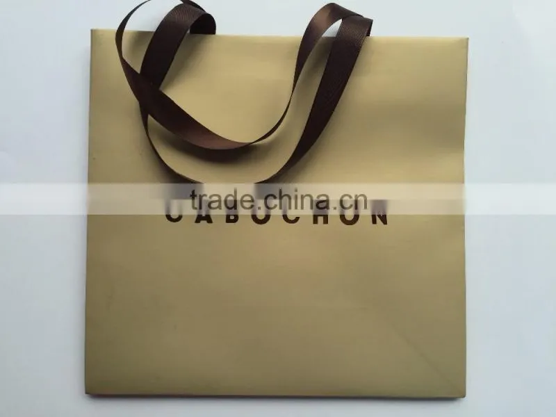 Custom Printed paper Twisted Handle Bags with wholesale price