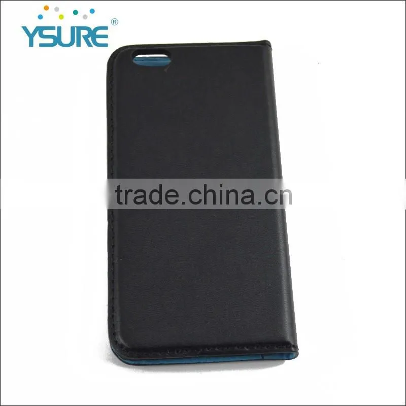 2016 Hot Sales Simple Style Real Leather Cases for iphone6 Suitable for Business Man with Card Slot