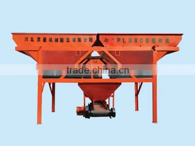 PLD800 small automatic concrete batching machine in Thailand