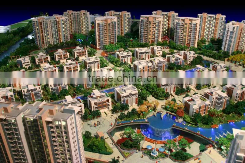 New product plastic miniature architectural model