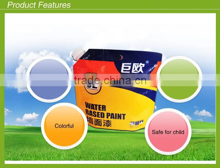 Economic durability interior wall paint for warm and humid climate
