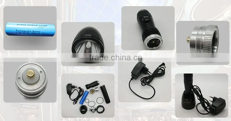 Professional Rich Experience Practical Multifunction Rechargeable Torch Light