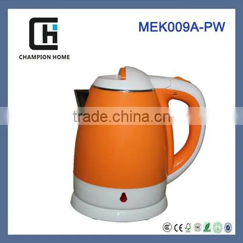Plastic and Stainless steel Eletric Water Kettle with CE CB Certification