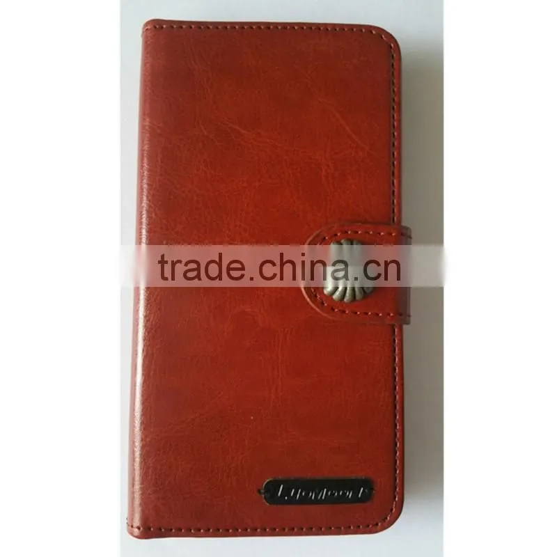 universal wallet stand flip leather phone case for Alcatel flash 3 2 one touch pop star 3 5 fierce xl pixi 3 (4.5)