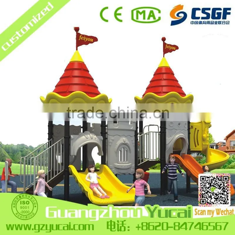 children outdoor playground kids slides equipment can be customized