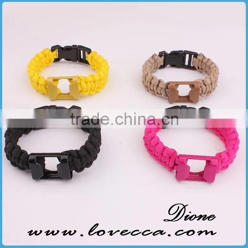 Adventure Paracord survival bracelet bottle opener bracelet outdoor