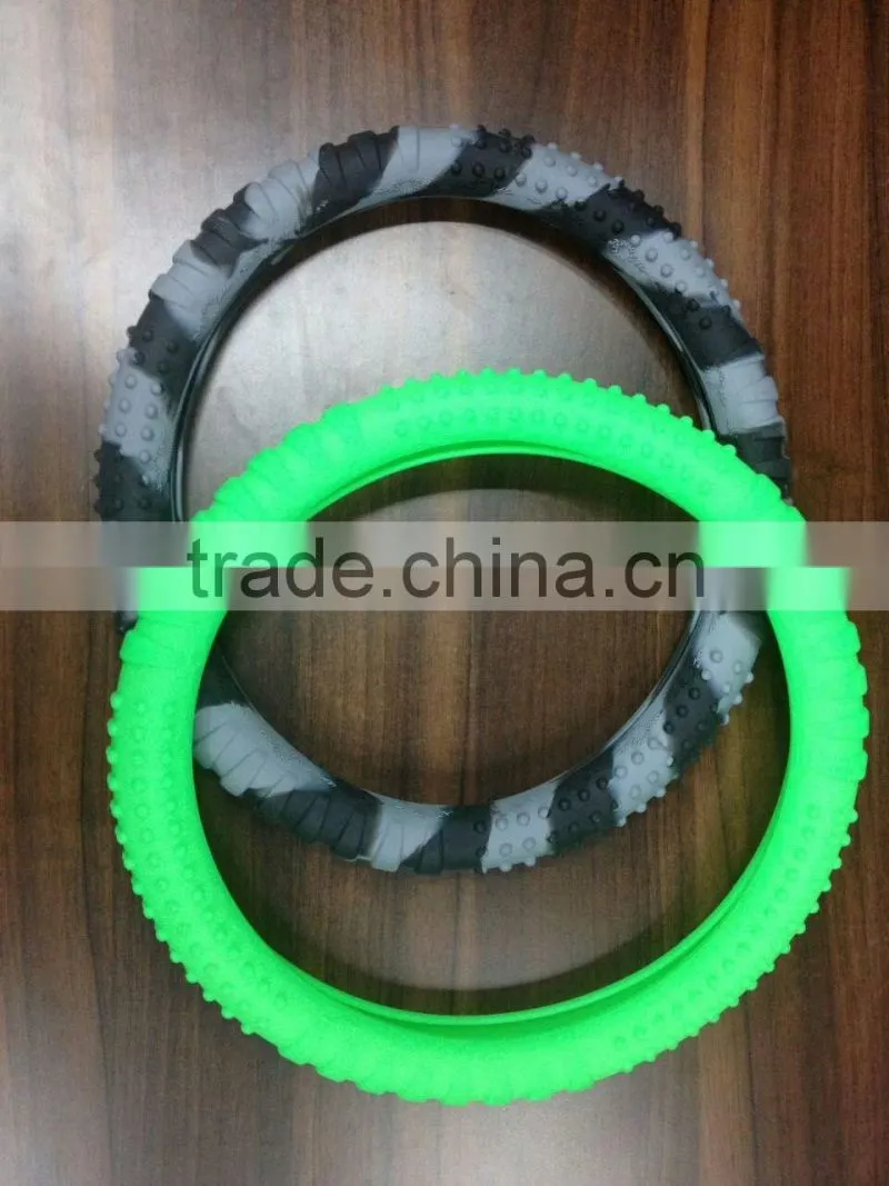 high quality lica gel Car steering wheel cover used auto parts singapore