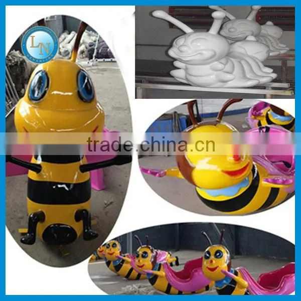 Funfair attraction rotary bee ride!!! Amusement park playground equipment kids ride rotary bee for sale