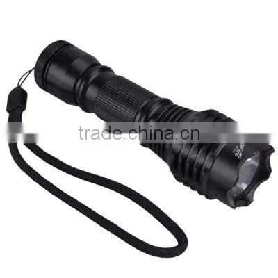led waterproof diving flashlight