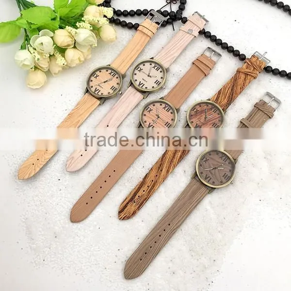 Good Quality Personality Wood Design Watch Custom
