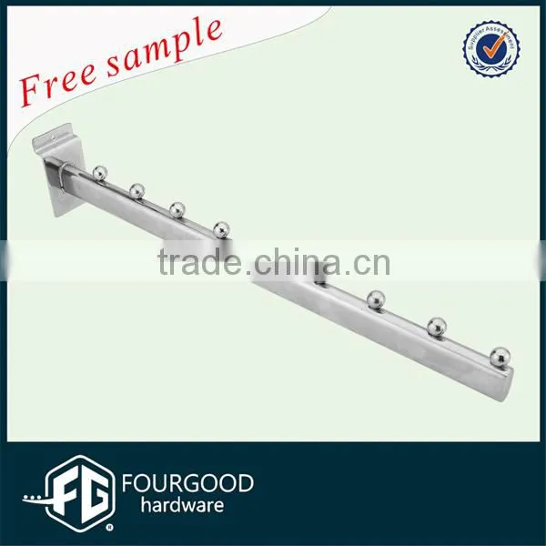 Fashional metal MDF clothing display hook in shop