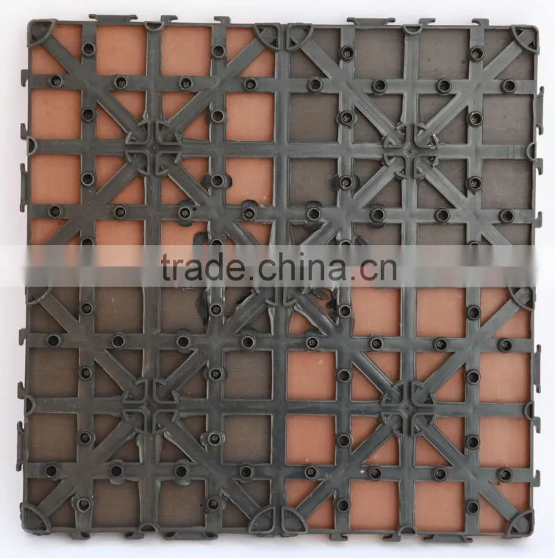 Eco and easy to install- cheap wpc wood plastic composite environmental tiles from China!