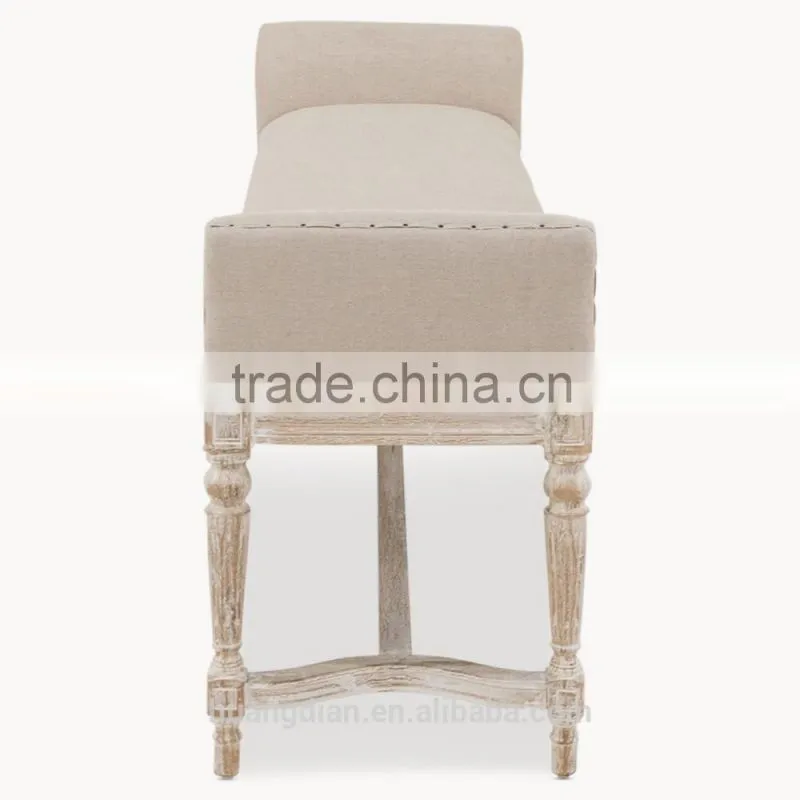 Marlborough Upholstered Bench ottoman modern furniture