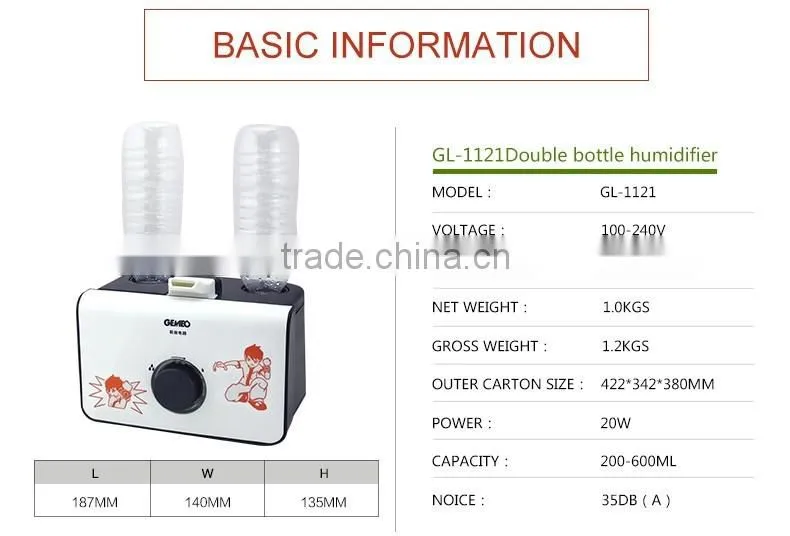 Spray mist mini bottle portable air diffuser GL-1121