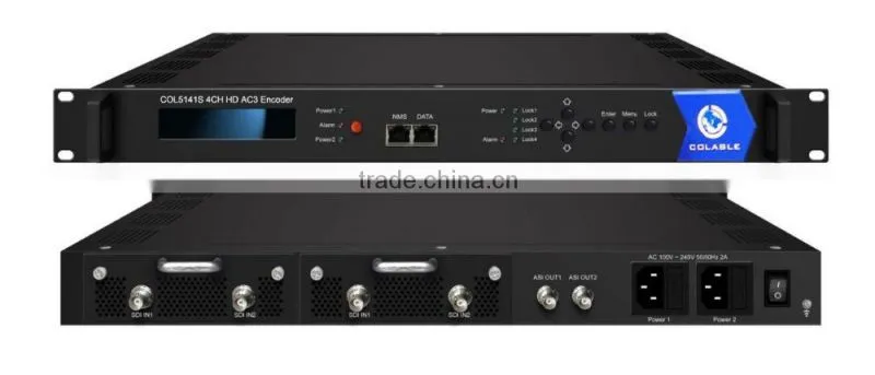 4 channel HD SDI h 264 Encoder with AAC AC3 COL5141S