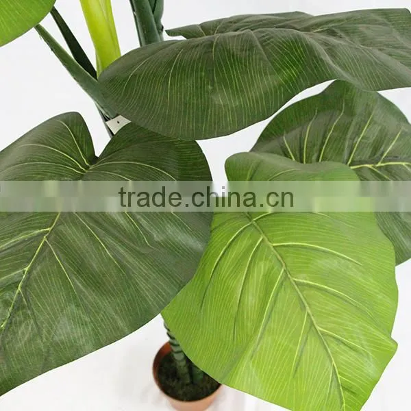 indoor fake decorative artificial taro plant tree for sale