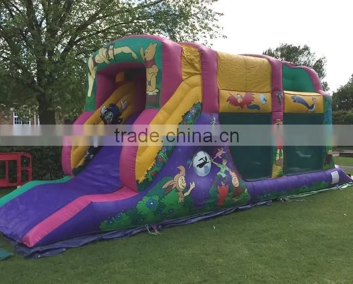 cheap commercial backyard inflatable obstacle for amusement park funny