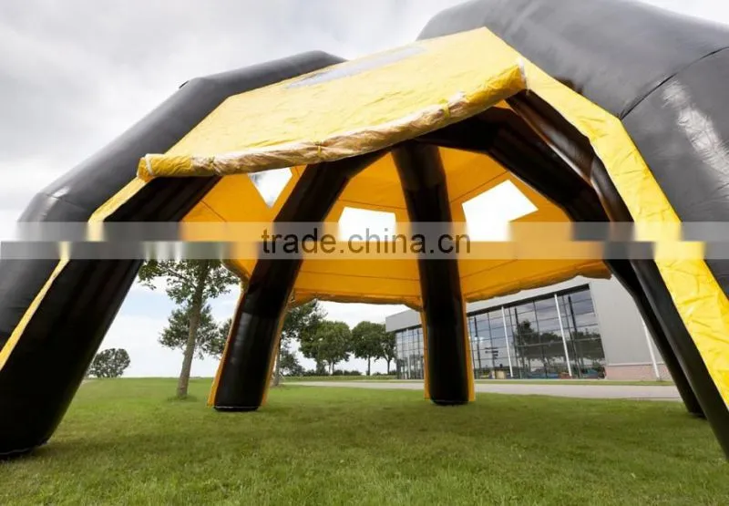color custom inflatable spider tent 5 legs inflatable advertising tent with open door