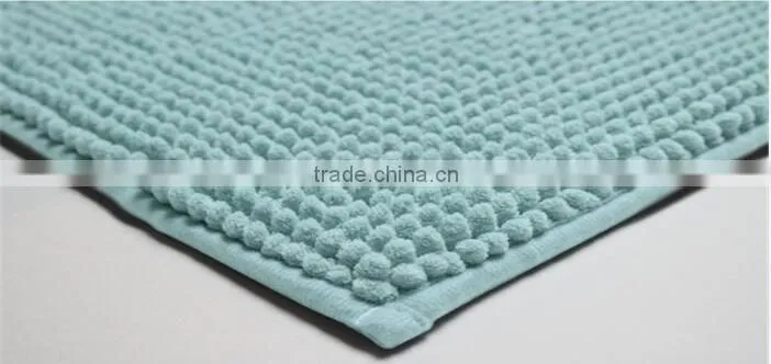 fluffy polyester chenille home mat