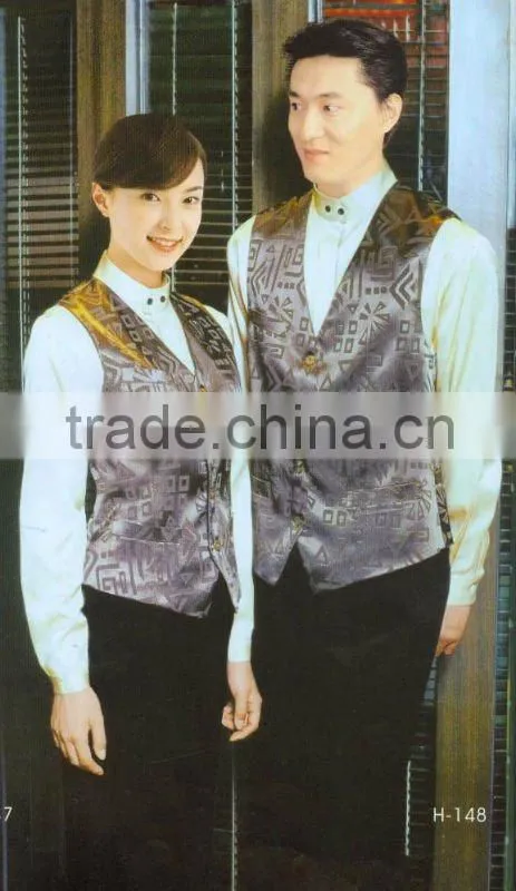 HOT selled cheap restaurant cleaning staff uniform