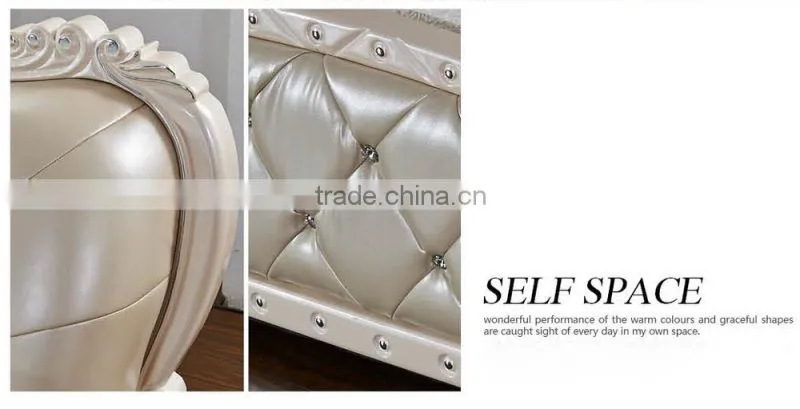 2014 Super Hot Sell Modern Leather Soft Bed DS-C18#