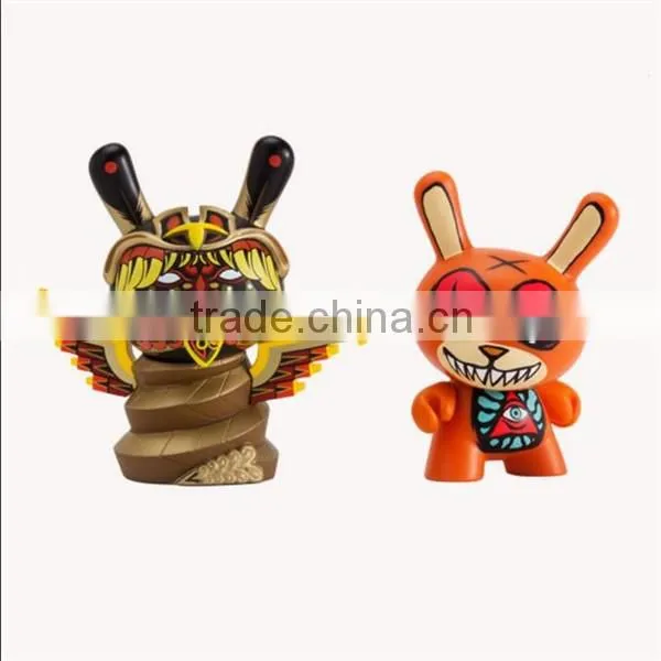 Colorful anime girl maker blank figure vinyl toy manufacturers