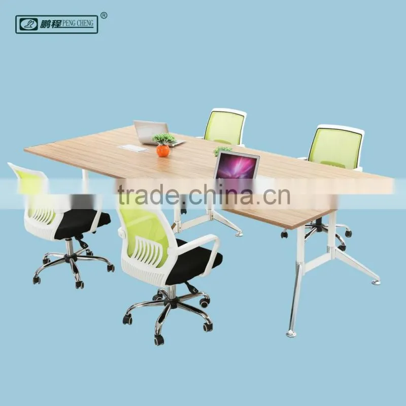 6 person Modern Small Office Design Modular Large Long Meeting Table