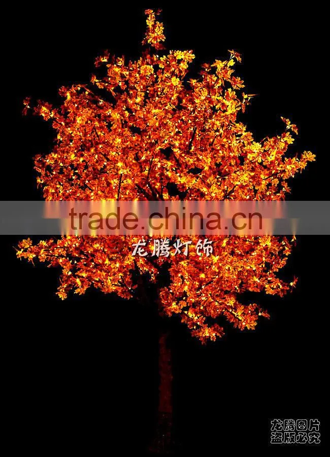 led landscape artificial tree with light