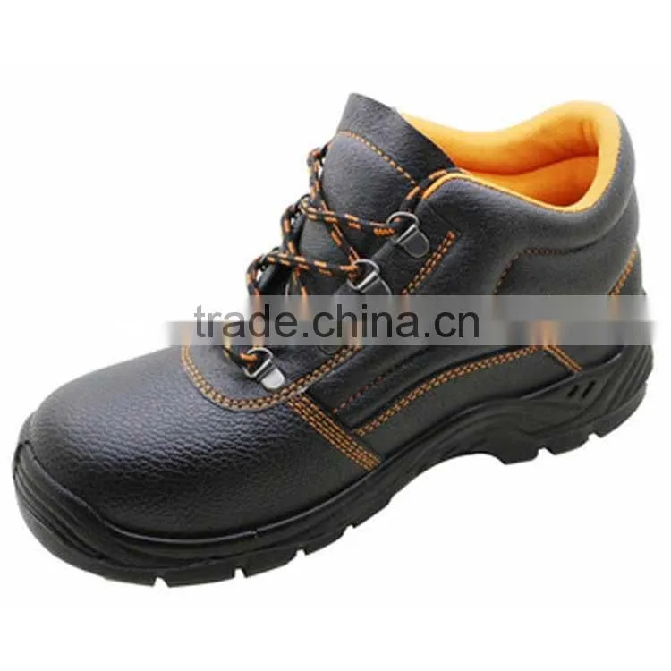 steel toe with steel plate safety shoes for construction workers