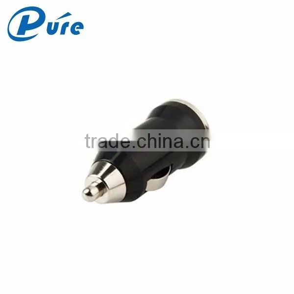 Wholesale Output 5V/1A ABS Shell Material Bullet 1 Port Smart USB Car Charger For Iphone6 and For Samsung