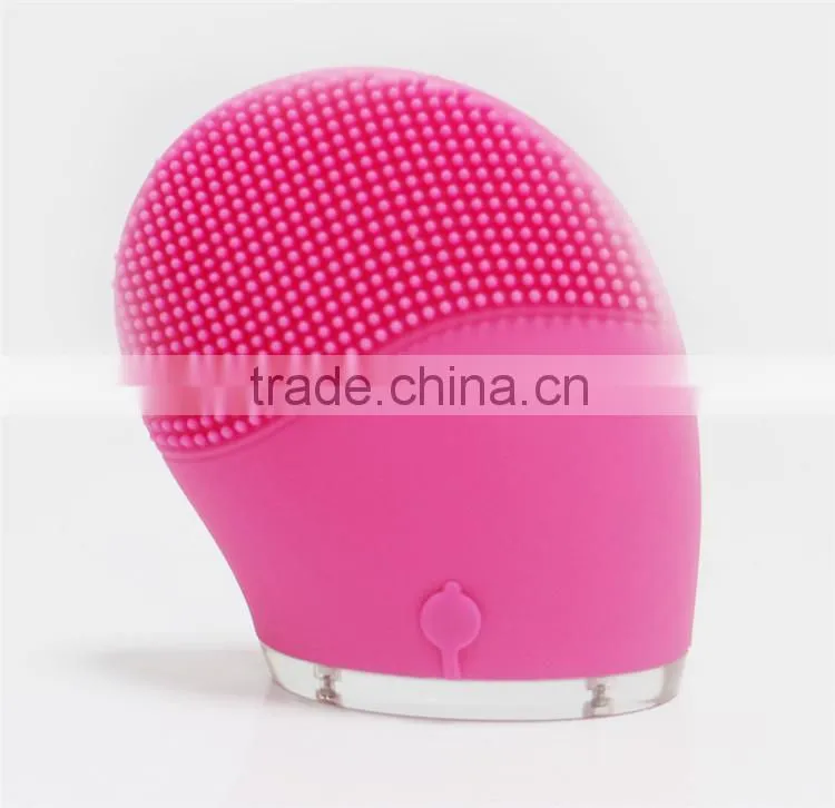 best silicone skin cleaner brush/ultrasonic face washing scrubber
