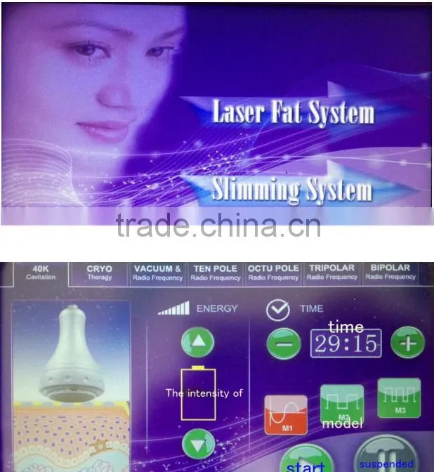 Best Price Portable Ultrasonic Cavitation Laser Fat Removal Equipment Home Slimming Machine