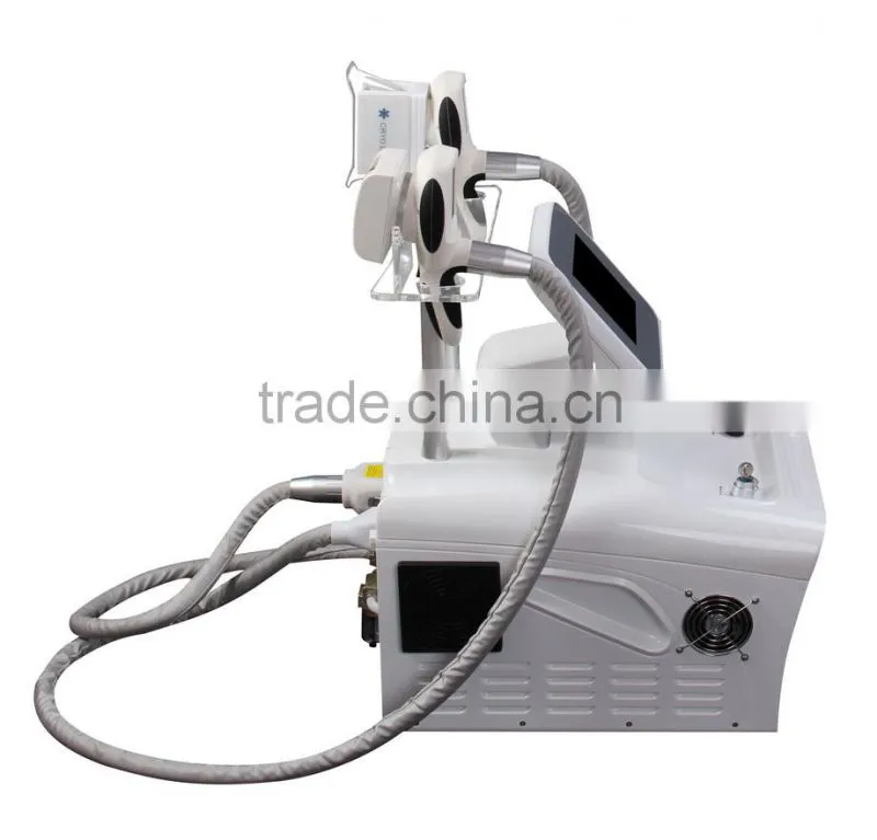 High effective double cryo heads new cool fat freezing instrument