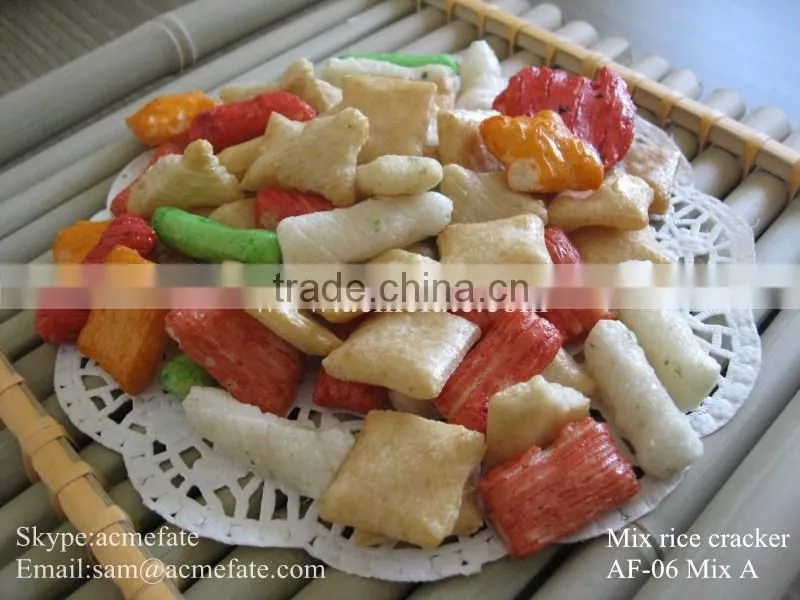 Hot Sale Coloorful and Tasty Mix Rice Crakers