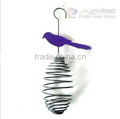 Wholesale Metal Hanging Finch Birdfeeder Wild Bird Seed Feeder Squirrel Proof Cage