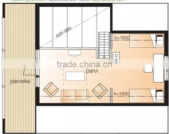 Two-storey Family Prefab Wooden Villa