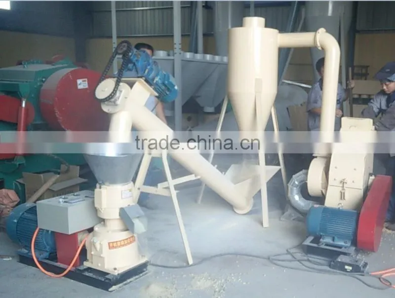 Small homemade soft wood pellet mill