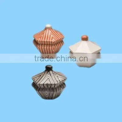 ceramic tea caddy