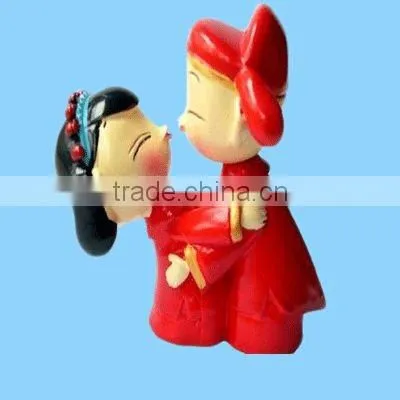polyresin chinese wedding couple statue