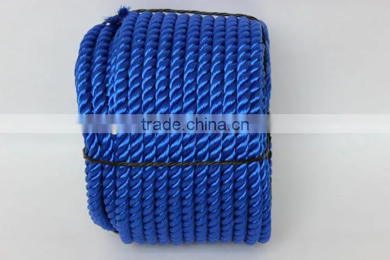 8mm bright blue pe rope