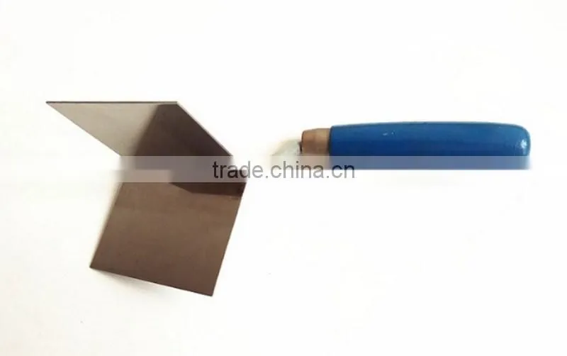 wood handle stainless steel conner trowel