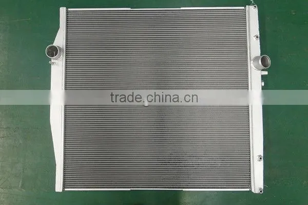 Complete aluminum/copper auto radiator core and plate