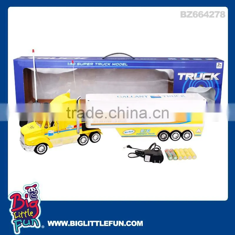 2 channels remote control container truck toys,die cast truck