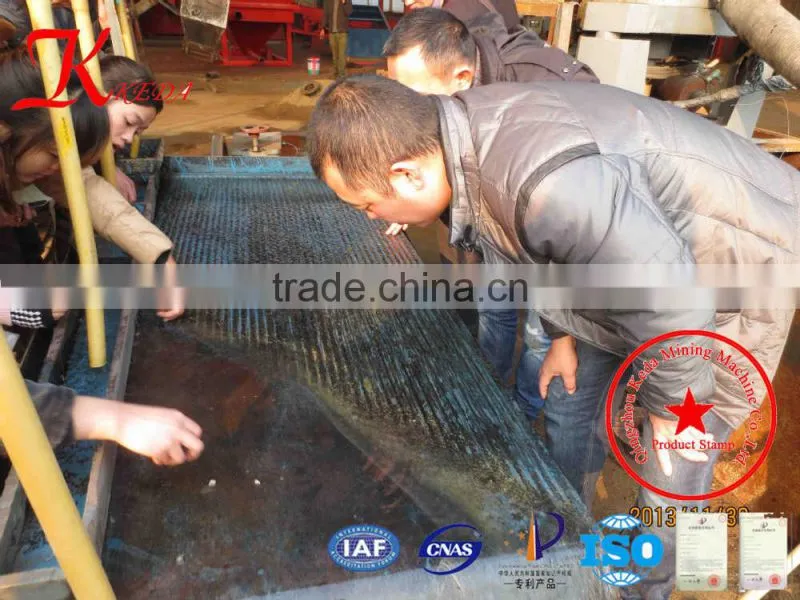 Portable Mobile Gold Shaking Table Concentrator/Gold Separating Machine