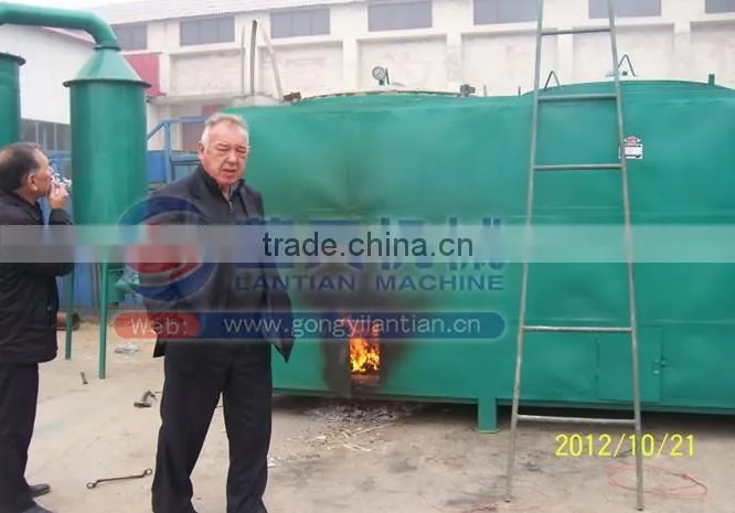 Trade Assurance wood log carbonization furnace/sawdust briquette carbonize stove/bamboo charcoal carboning kiln