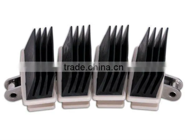 Sideflexing Integrated Gripper Plastic TAB Chains
