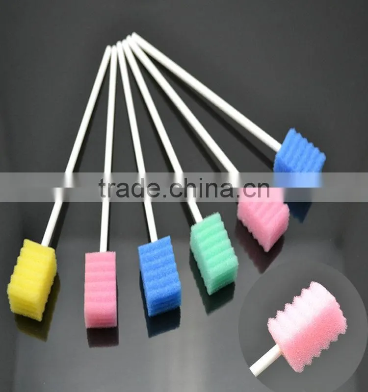 Factory directly sell oral sponge swab with good qualiy for medical using free sample